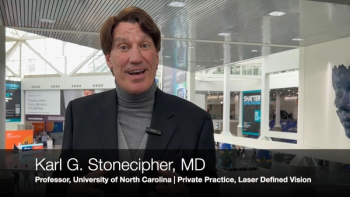 (Image credit: Ophthalmology Times) ASCRS 2025: Karl Stonecipher, MD, on LASIK outcomes using an aspheric excimer laser for high myopia
