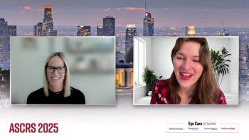 Abby Markward, MBA, and Hattie Hayes, editor of Ophthalmology Times Europe, discuss the ASCRS and ASOA meetings