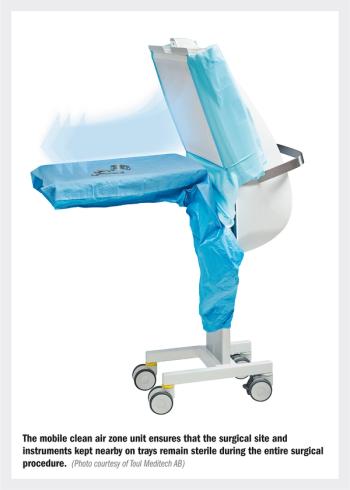 Mobile clean air zone unit