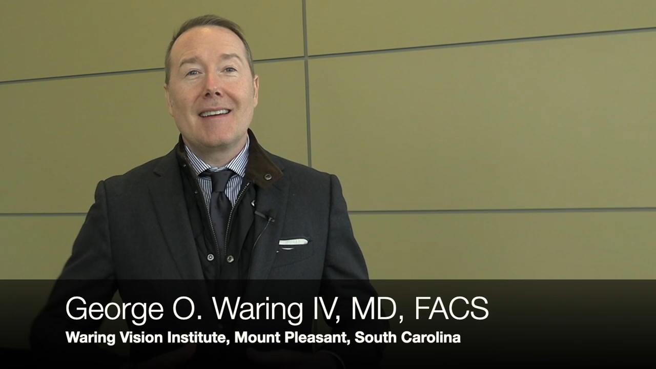 George Waring ASCRS 2024: George O. Waring IV, MD, shares early results of bilateral ...