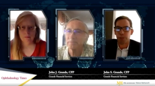 rande, CFP, and John S. Grande, CFP, of Grande Financial Services, continue their discussion with Ophthalmology Times®' Sheryl Stevenson