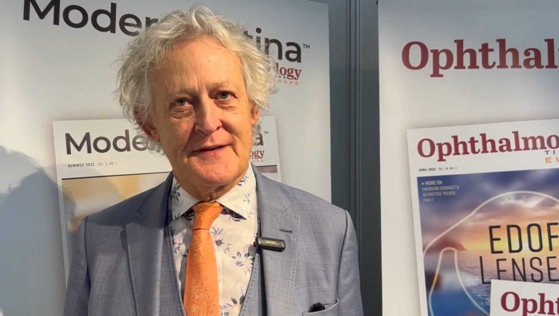 Photo of Mark Gillies at the 2025 EURETINA meeting