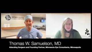 (Image credit: Ophthalmology Times) Thomas W. Samuelson, MD, shares clinical perspectives on DSLT, SLT, and glaucoma management