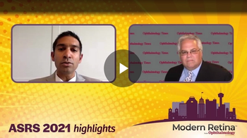 Ankur Shah, MD, discusses key highlights of his presentation titled "YUTIQ CALM: a real-world registry study of the fluocinolone acetonide intravitreal implant 0.18 mg in chronic non-infectious posterior uveitis," during ASRS 2021.