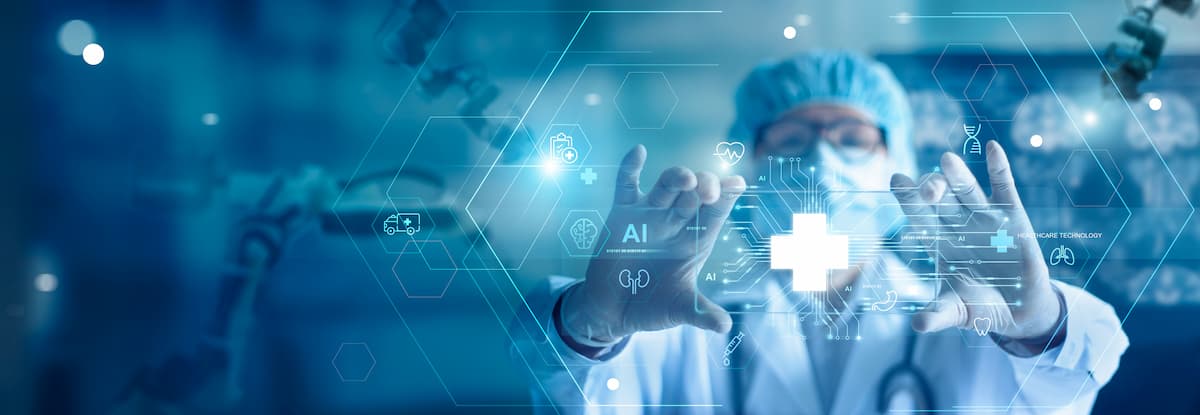 AI graphic with surgeon Image credit: AdobeStock/ipopba