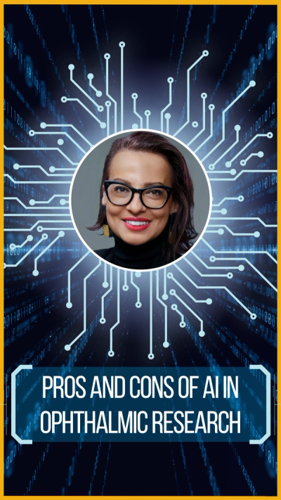 Pros and cons of AI in ophthalmic research 