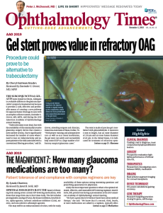 Ophthalmology Times: Nov. 1, 2019