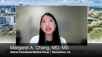 (Image credit: Ophthalmology Times) AAO 2025: Margaret A. Chang, MD, MS, highlights OTX-TKI’s impact on retinal fluid
