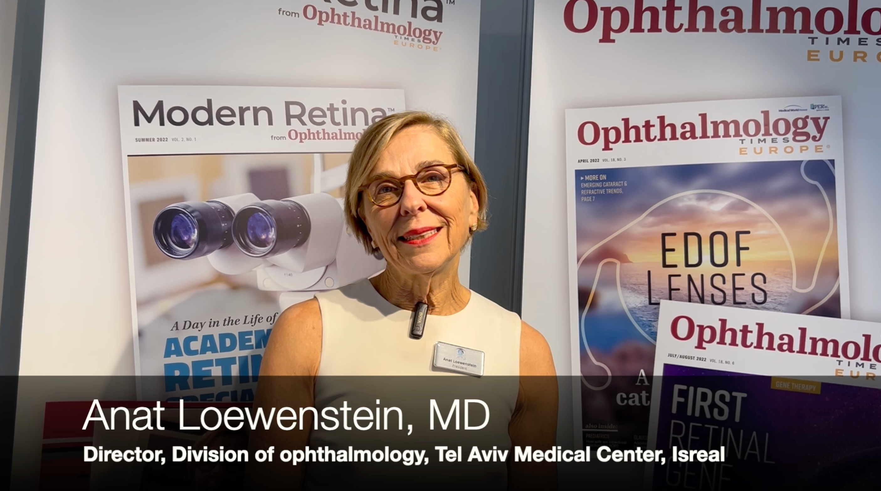 Photo of Anat Loewenstein at EURETINA 2025