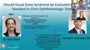 NeuroOp Guru: Pearls about the diagnosis, treatment of visual snow syndrome