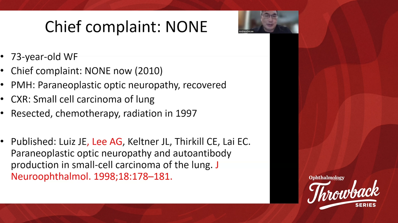 (Image credit: Ophthalmology Times) Throwback Series: The eye that found a cancer