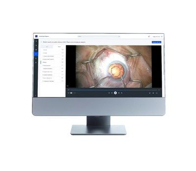 The screen of the ZEISS Surgery Optimizer. (Image courtesy of Carl Zeiss Metitec)