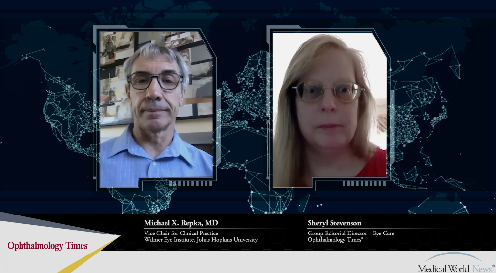 Michael X. Repka, MD, vice chair of clinical practice at Wilmer Eye Institute (Johns Hopkins University) speaks with Ophthalmology Times'®  Sheryl Stevenson