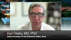 (Image credit: Ophthalmology Times) Structure-function correlates using high-res OCT images with Karl Csaky, MD, PhD
