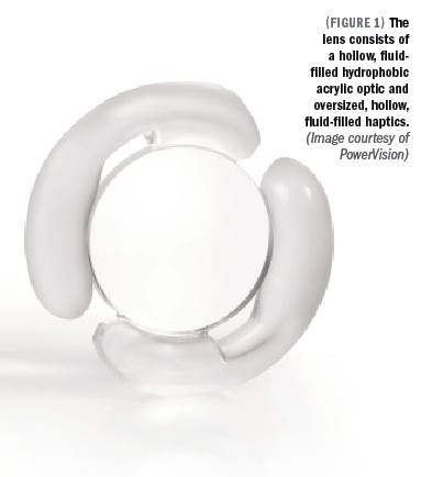 Fluid-based injectable IOL maintains stability in capsular bag