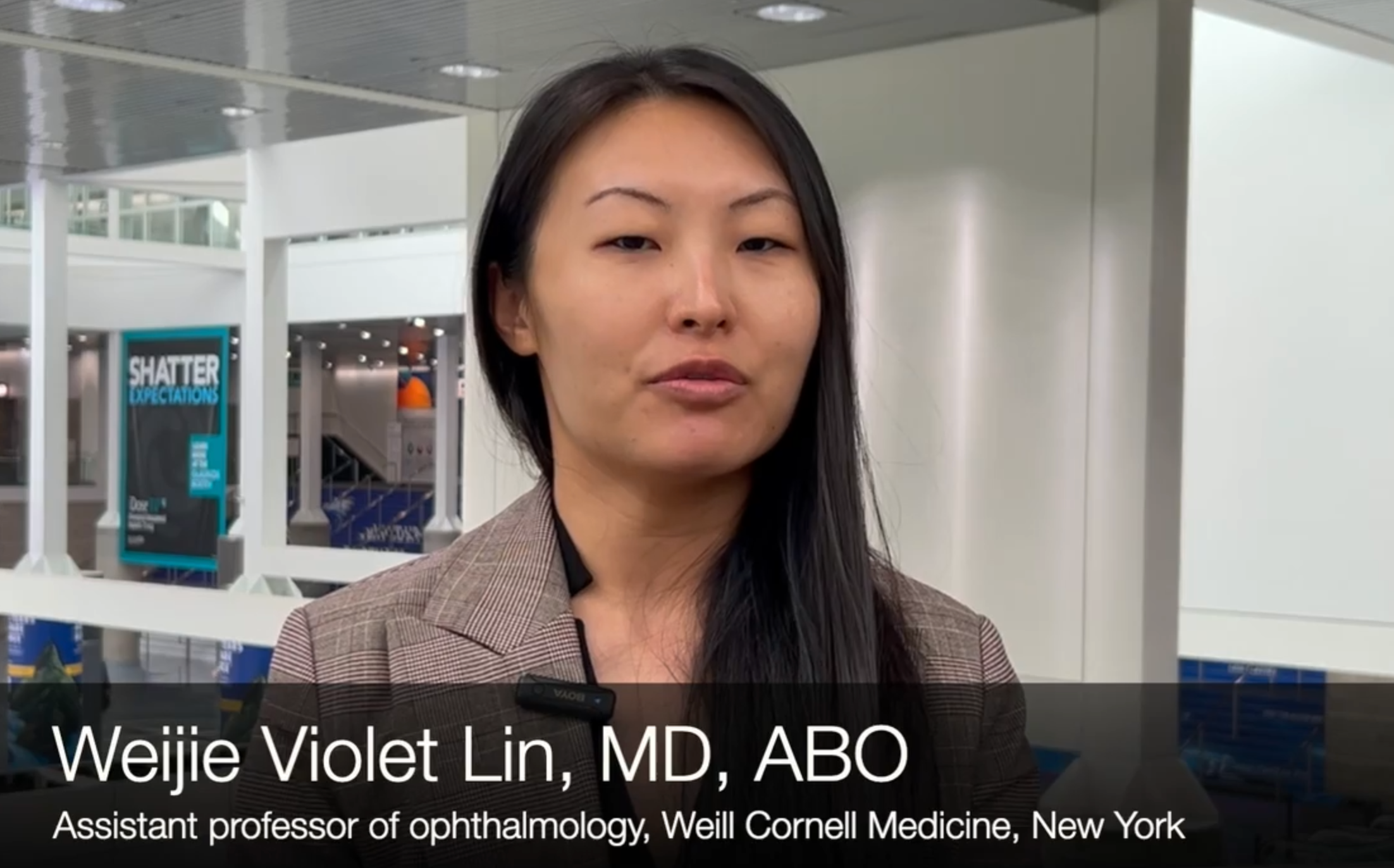 At the 2025 ASCRS Annual Meeting, Weijie Violet Lin, MD, ABO, shares highlights from a 5-year review of cross-linking complications