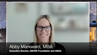 Abby Markward discusses the ASCRS Foundation and the ASCRS Annual Meeting