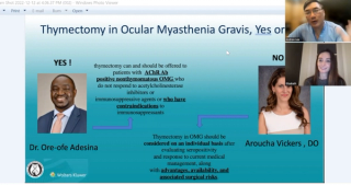 NeuroOp Guru: Thymectomy in ocular myasthenia gravis, yes or no?