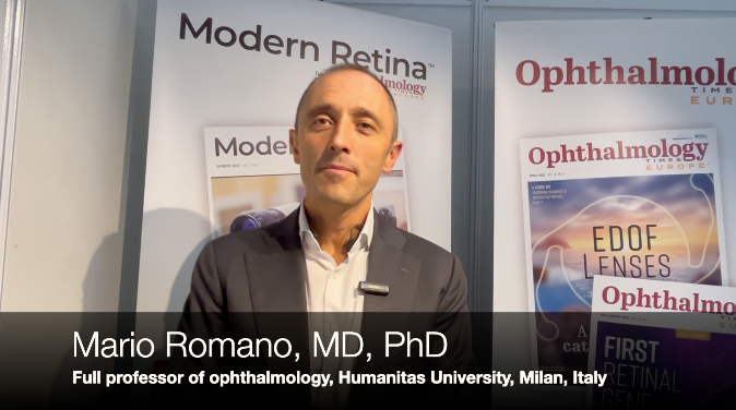 Photo of Mario Romano at EURETINA 2025
