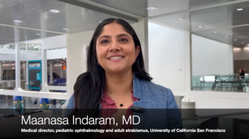 Maanasa Indaram, MD, is the medical director of the pediatric ophthalmology and adult strabismus division at University of California San Francisco, and spoke about corneal crosslinking (CXL) at the 2025 ASCRS annual meeting