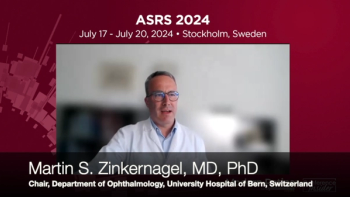 Martin Zinkernagel, MD, PhD, speaks about the ASRS sustainability expert panel