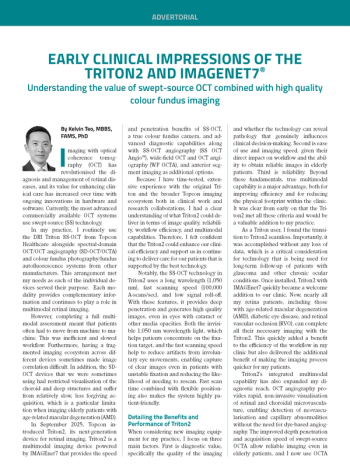 Staying at the top: Optimizing clinical care and practice efficiency with multimodal Triton imaging
