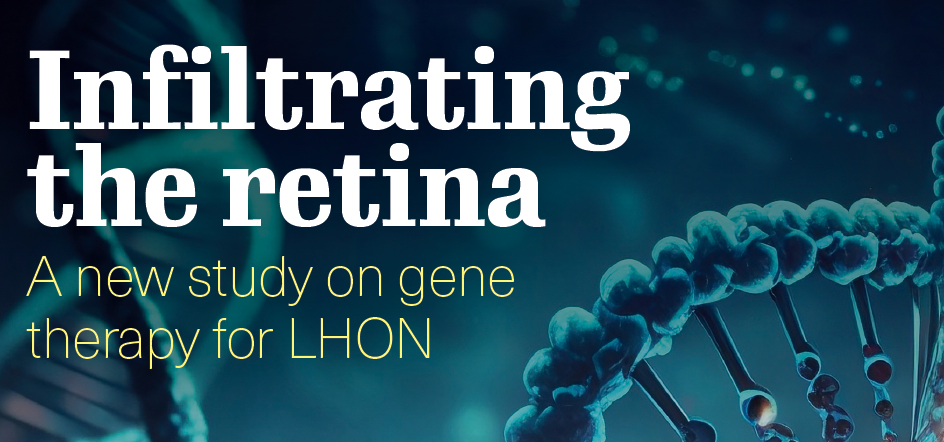 Preuve cellulaire de transfection de cellules ganglionnaires rétiniennes après traitement par LHON