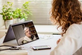 Concept image for telehealth, telemedicine, remote ophthalmology, retinal imaging and monitoring, hospital health system and community care collaboration. Image credit: ©Melinda Nagy – stock.adobe.com