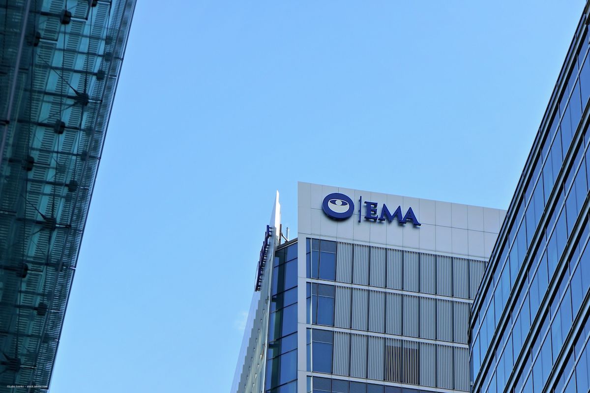 An image of the European Medicines Agency (EMA) headquarters to accompany a CHMP opinion. Image credit: ©Lubo Ivanko – stock.adobe.com