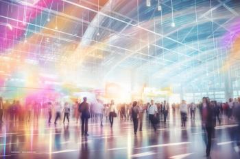 Concept image for an exhibition hall crowded with people. Image credit: ©arhendrix – stock.adobe.com