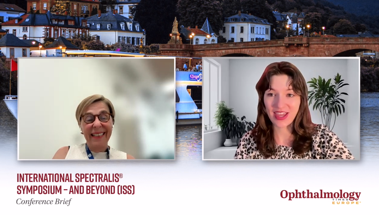 Anat Loewenstein, MD, describes her presentation on remote imaging for age-related macular degeneration and geographic atrophy at the International SPECTRALIS Symposium, in conversation with Hattie Hayes of Ophthalmology Times Europe