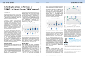 Evaluating the clinical performance of ZEISS AT ELANA and the new ’ELISA’* approach