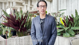 Allen Ho, MD, presented a paper on the 12 month results of a mutation agnostic optogenetic programme for patients with severe vision loss from retinitis pigmentosa