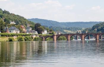 The river Neckar, as seen from historic Heidelberg, Germany. ISS International Spectralis Symposium concept image. Image credit: ©Dreadlock – stock.adobe.com