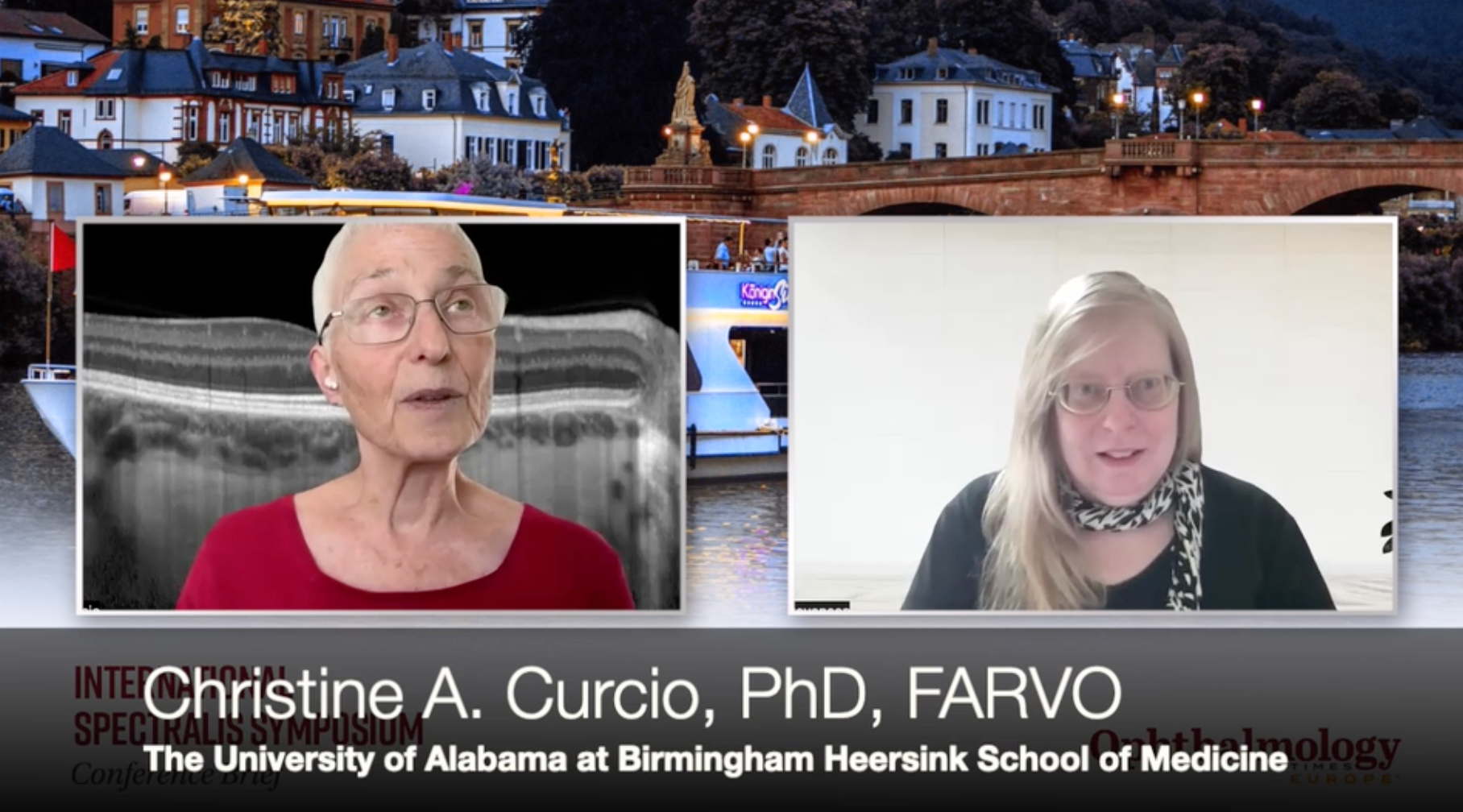 Christine Curcio, PhD, of the University of Alabama at Birmingham Heersink School of Medicine, shares histology update and revised nomenclature for OCT with Sheryl Stevenson of the Eye Care Network and Ophthalmology Times