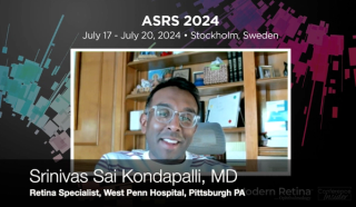 Srinivas Sai Kondapalli, MD, discusses outer retinal tubulations in lesion growth for subfoveal and non-subfoveal GA