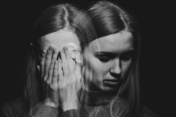 girl hallucinating
