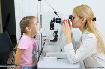 Pediatric eye patient 