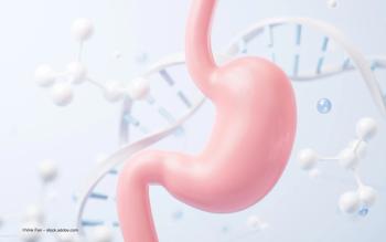 An illustration of a stomach and DNA strands. Image credit: ©Vink Fan – stock.adobe.com