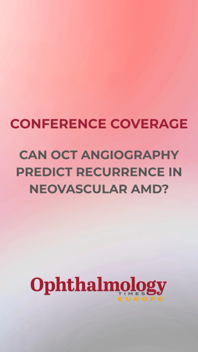Can OCT angiography predict recurrence in neovascular AMD?
