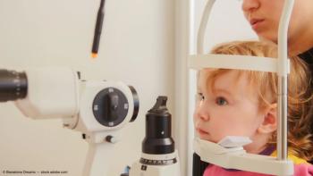 Pediatric eye patient 