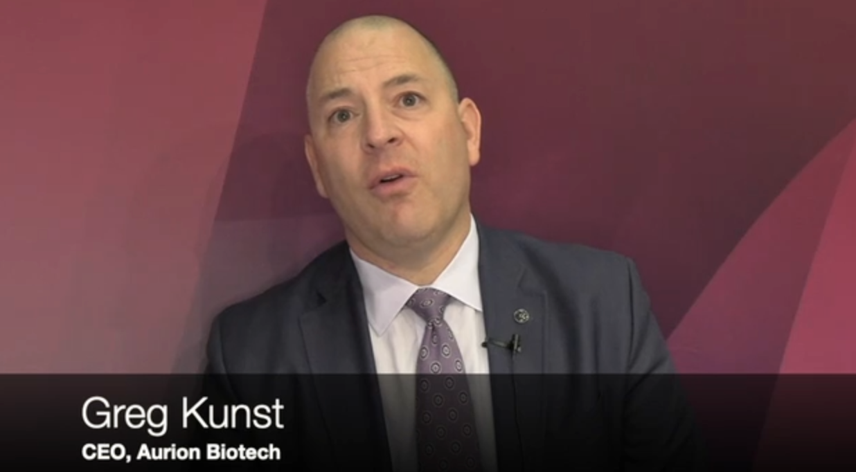 Greg Kunst, CEO of Aurion Biotech