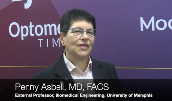 Penny A Asbell, MD, FACS speaks at the 2023 AAO meeting