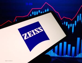 The ZEISS Meditec logo in front of a graph showing a line up. Image credit: ©piter2121 – stock.adobe.com