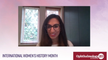 Ms Neeru Vallabh on a virtual call with Ophthalmology Times Europe
