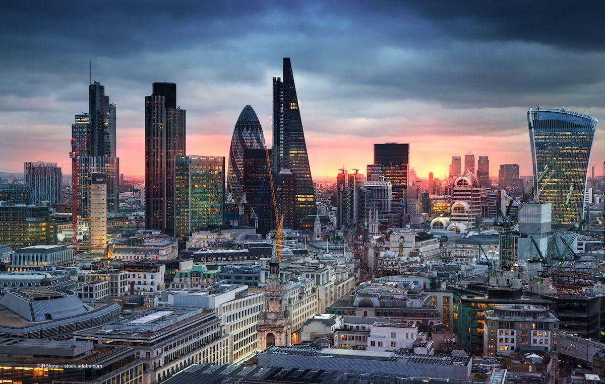 A photo of London at sunset. Image credit: ©IRStone – stock.adobe.com