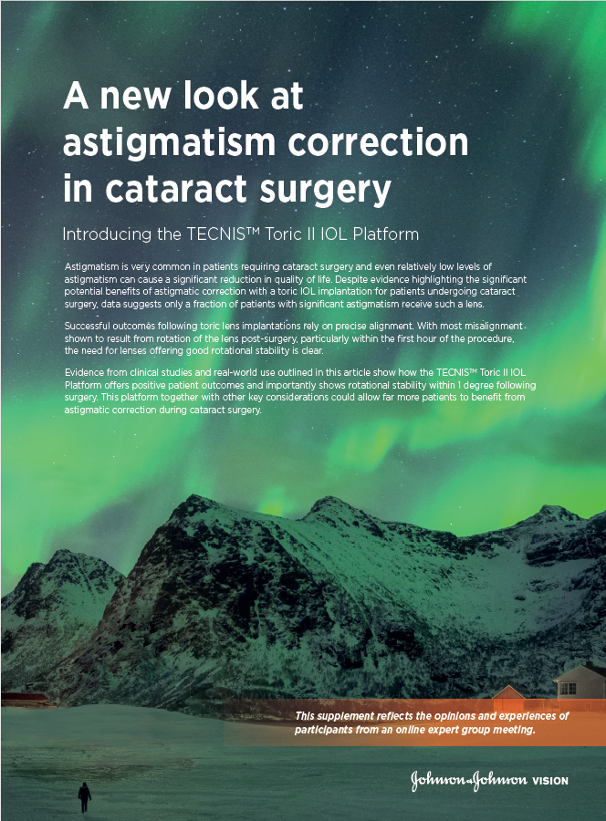 A new look at astigmatism correction in cataract surgery