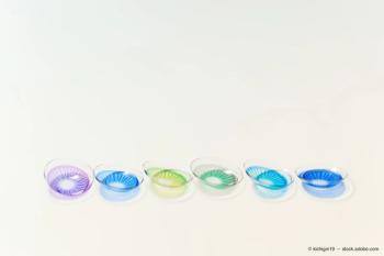 Colored contact lenses, the concept of design vision (Adobe Stock / kichigin19)