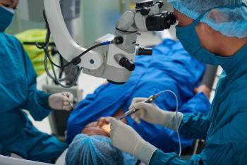 Surgeon performing ocular surgery Image credit: AdobeStock/DragonImages