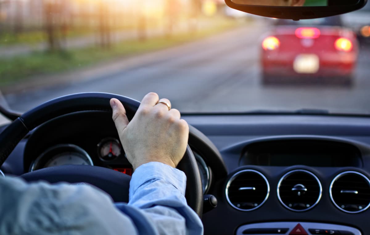 Person behind wheel driving  Image credit: AdobeStock/ambrozinio